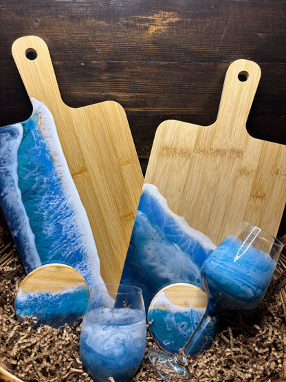 Ocean Resin Wine Glass