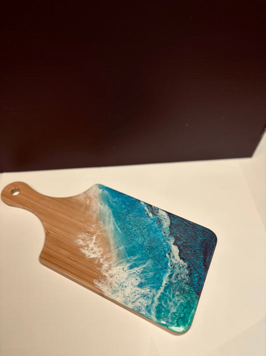 Ocean Resin 11in Bread Board