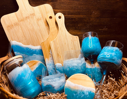 Ocean Resin Wine Glass
