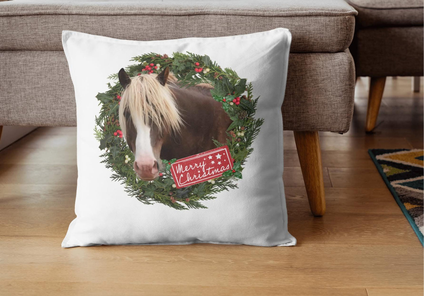 Merry Christmas RIPTIDE Decorative Pillow