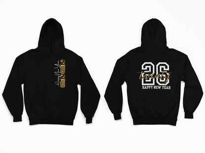 New Year 2026 Yellow - Hoodie Sweatshirt
